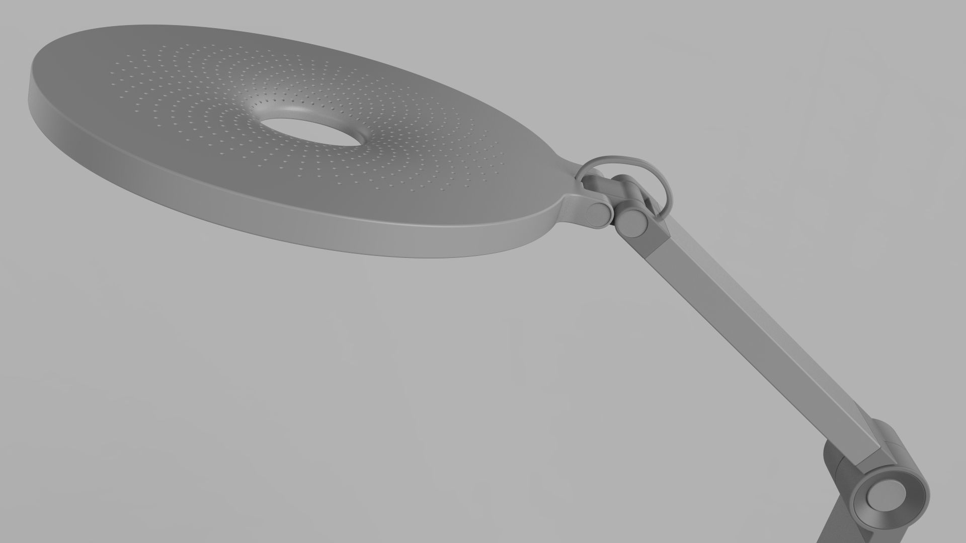 Momax QL8 Smart Desk Lamp Light Gray 3D model_11