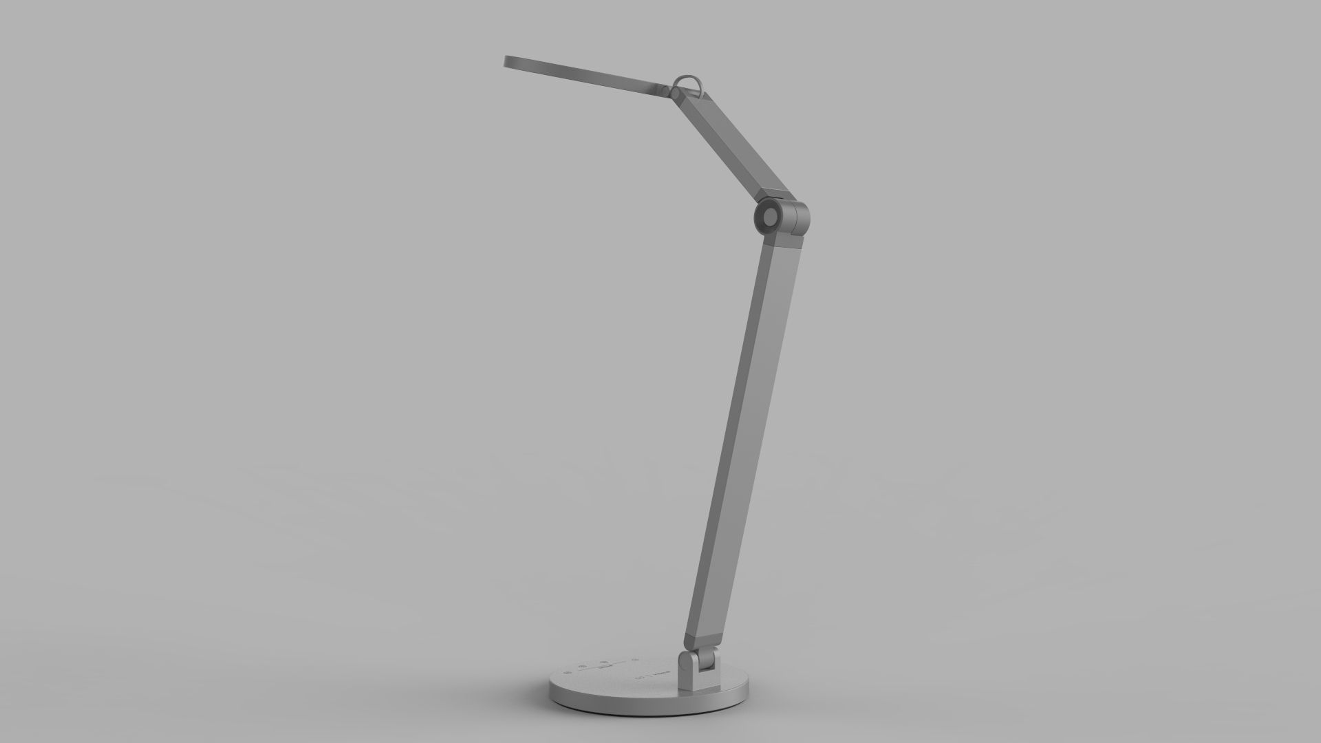 Momax QL8 Smart Desk Lamp Light Gray 3D model_7