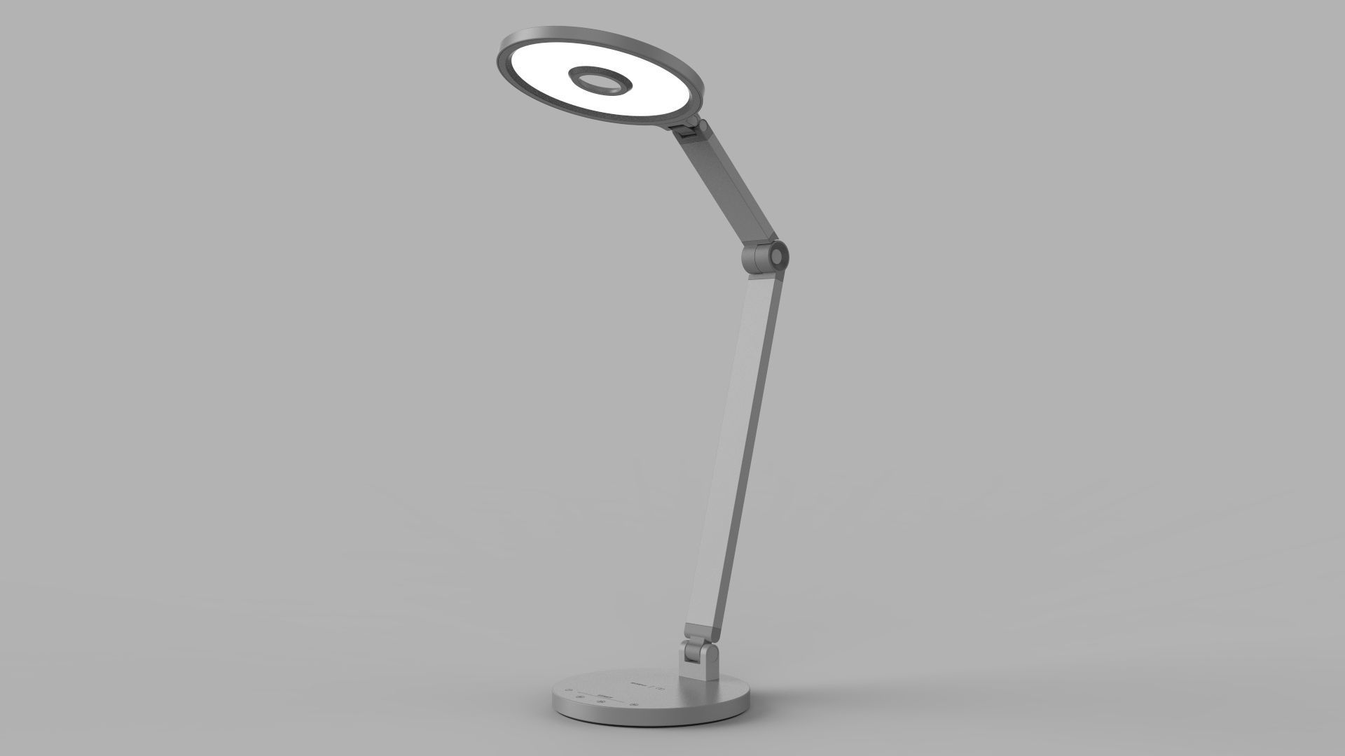 Momax QL8 Smart Desk Lamp Light Gray 3D model_9
