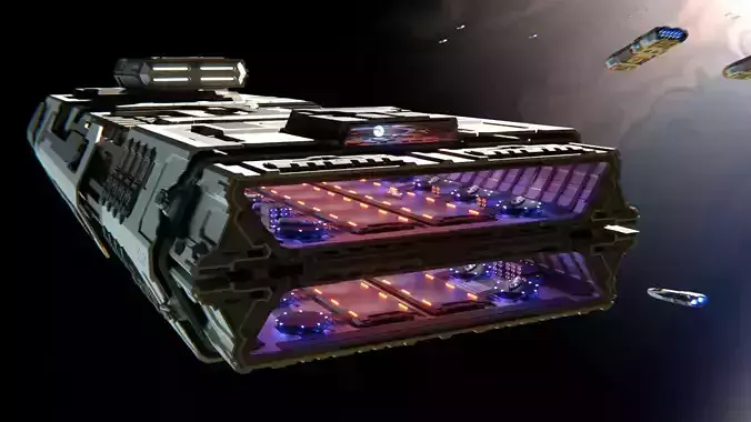 Space Carrier 3D model