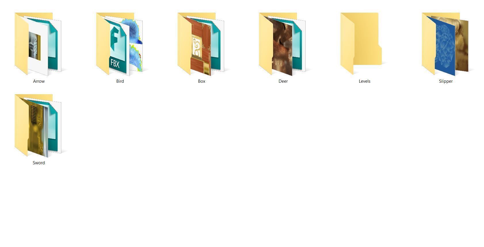 Collection Game ready cindere-lla pack Low-poly 3D model_2