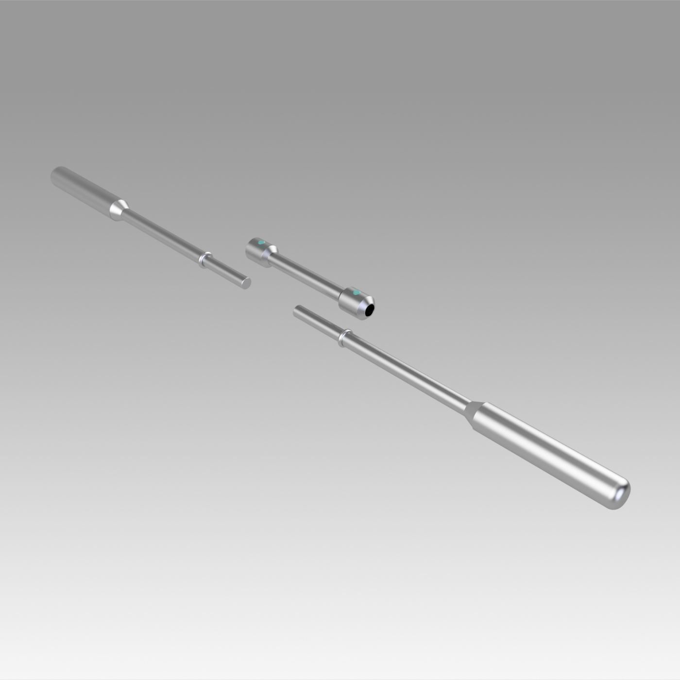 Final Fantasy Aerith Cosplay Weapon Prop 3D print model_2