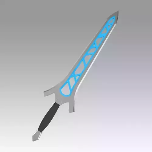 Fire Emblem Awakening Brave Sword Cosplay Weapon Prop 3D print model