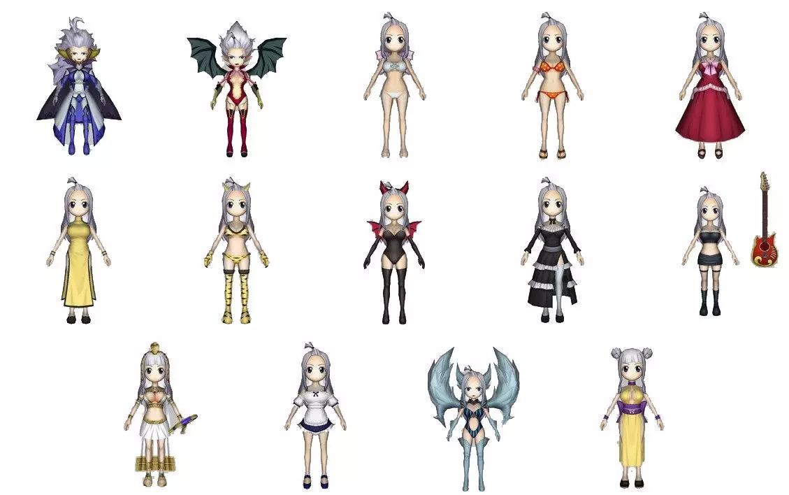 Collection Game ready mira pack Low-poly 3D model
