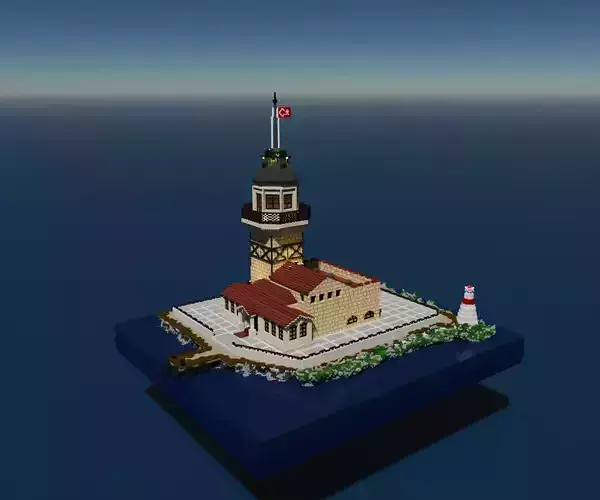Voxel Maiden Tower