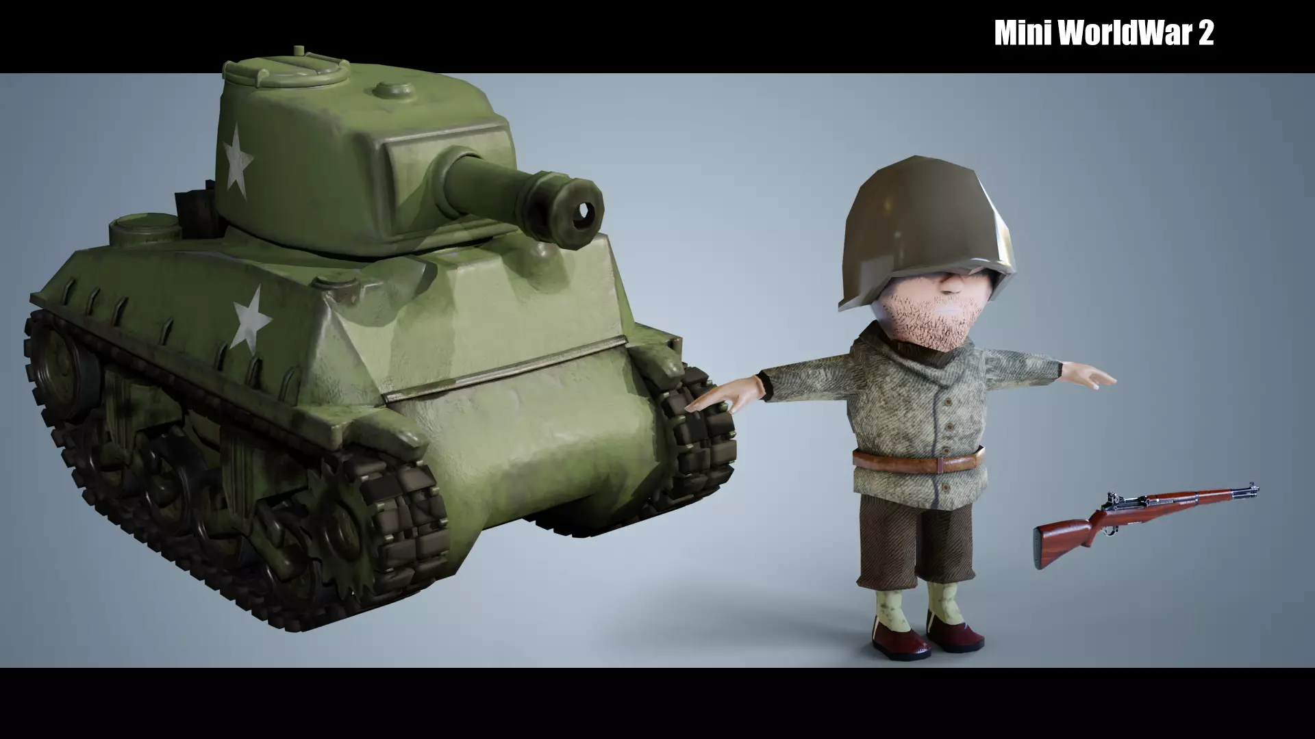 Mini War 3D Model Collection_0