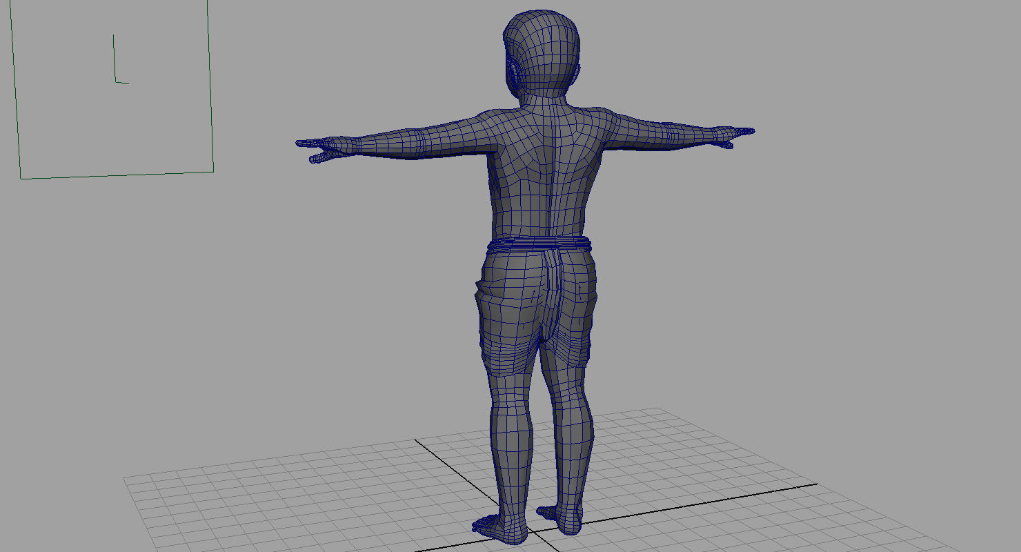 village boy 3d model 3D model_4