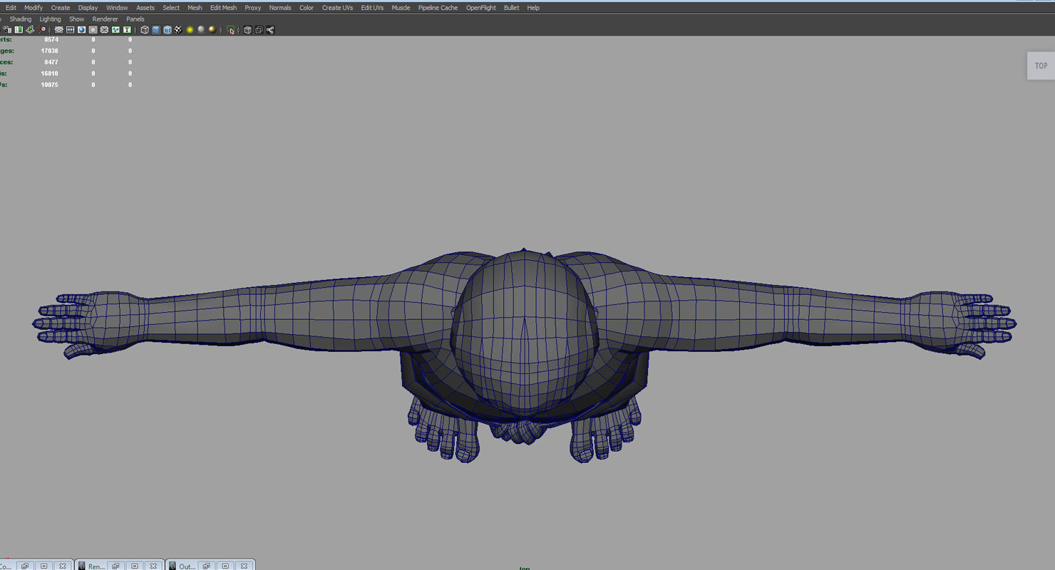 village boy 3d model 3D model_3