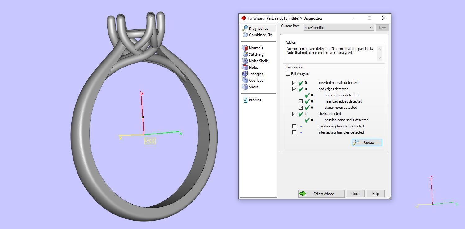 Ring 61 3D print model_9