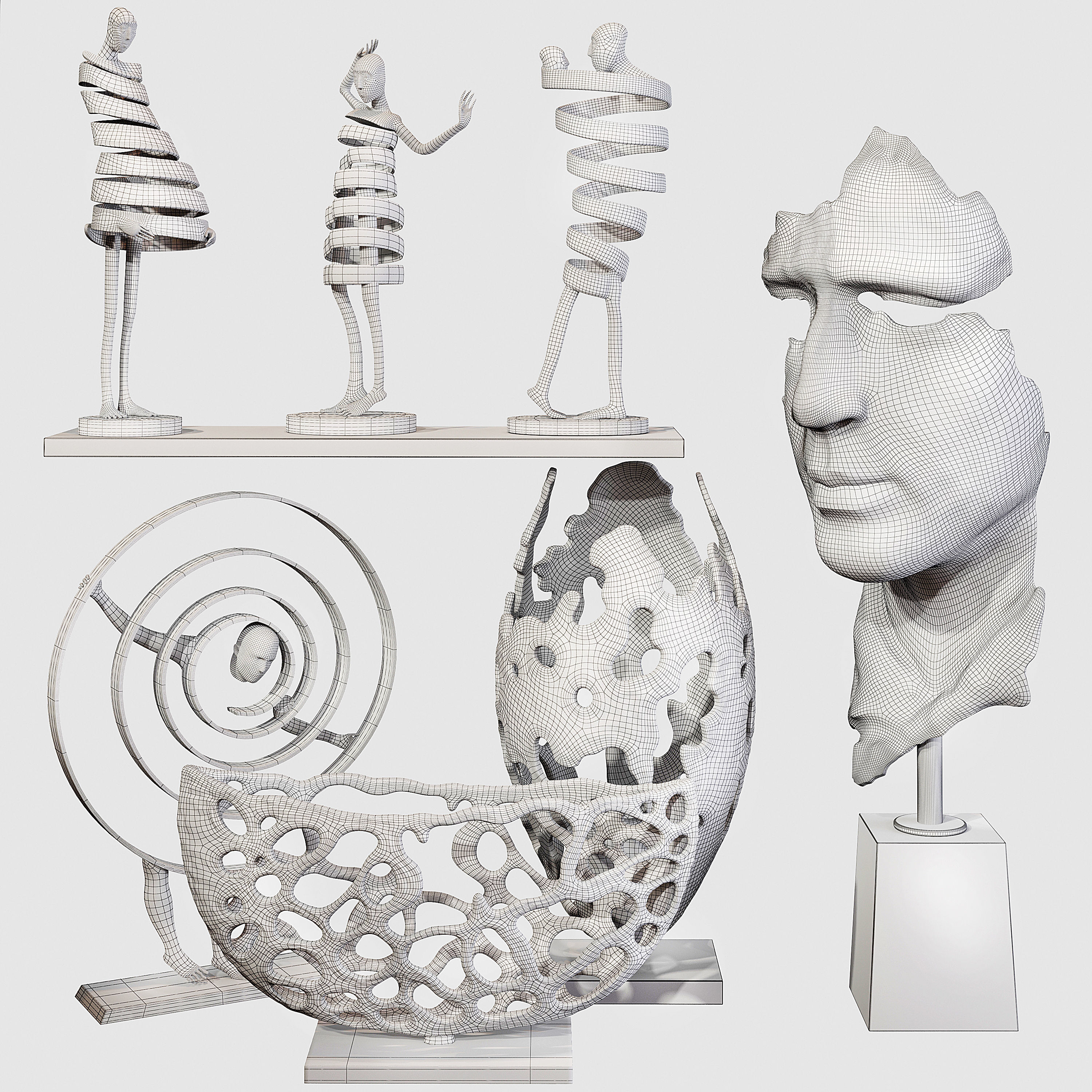 Decorative set 66 3D model_5