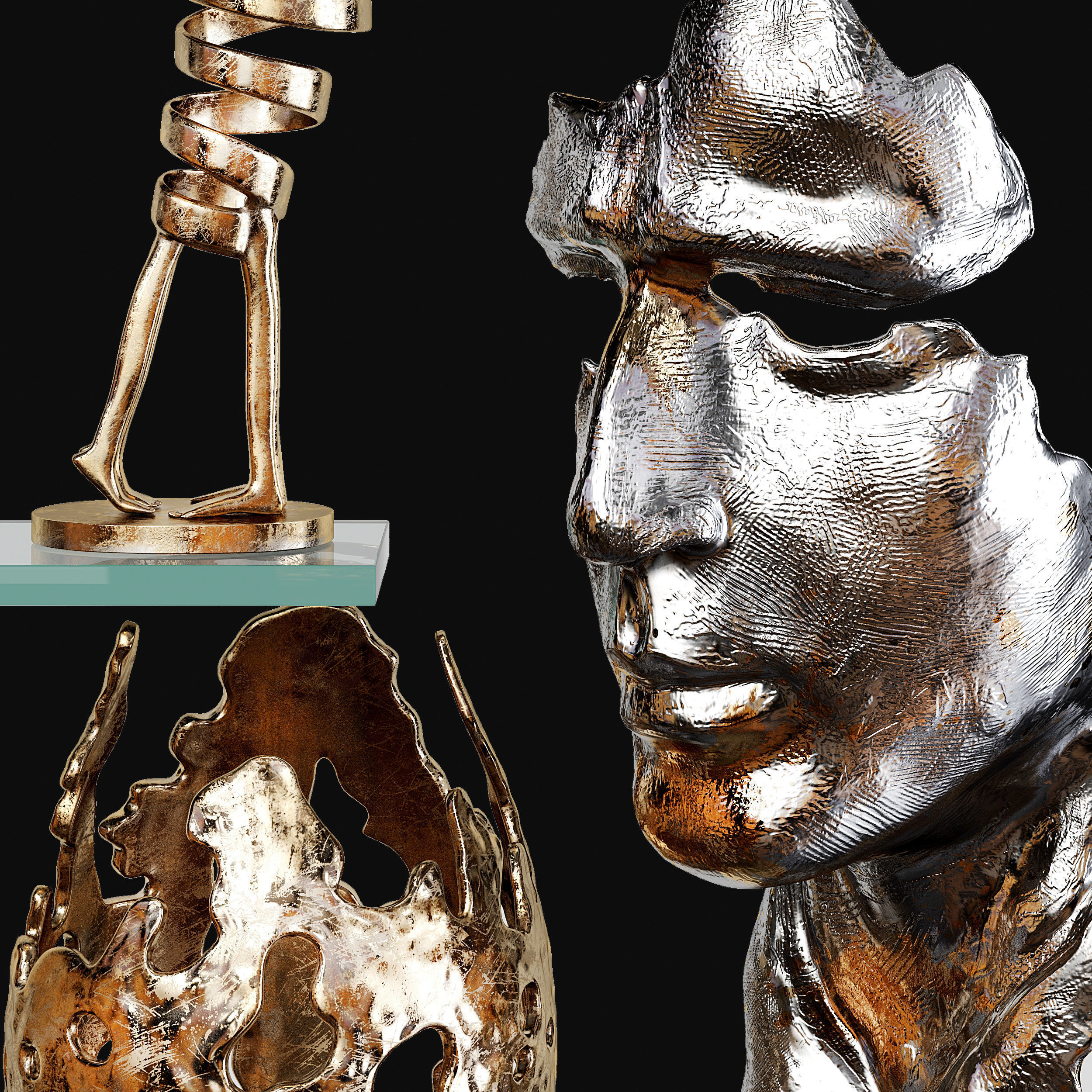 Decorative set 66 3D model_2