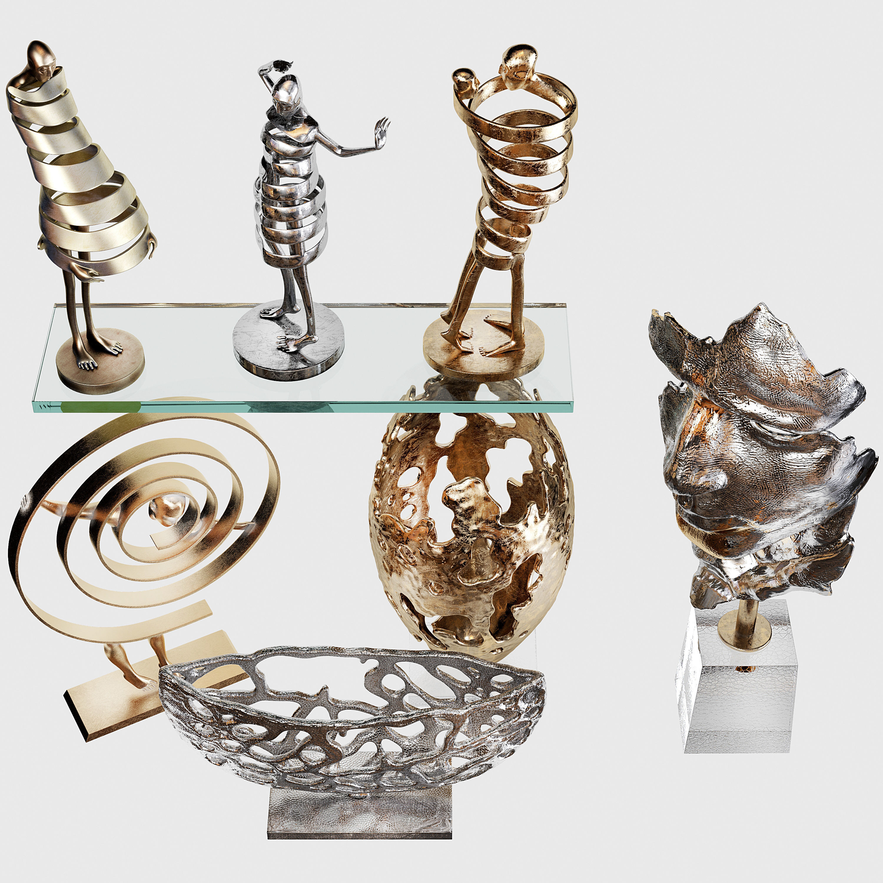 Decorative set 66 3D model_6