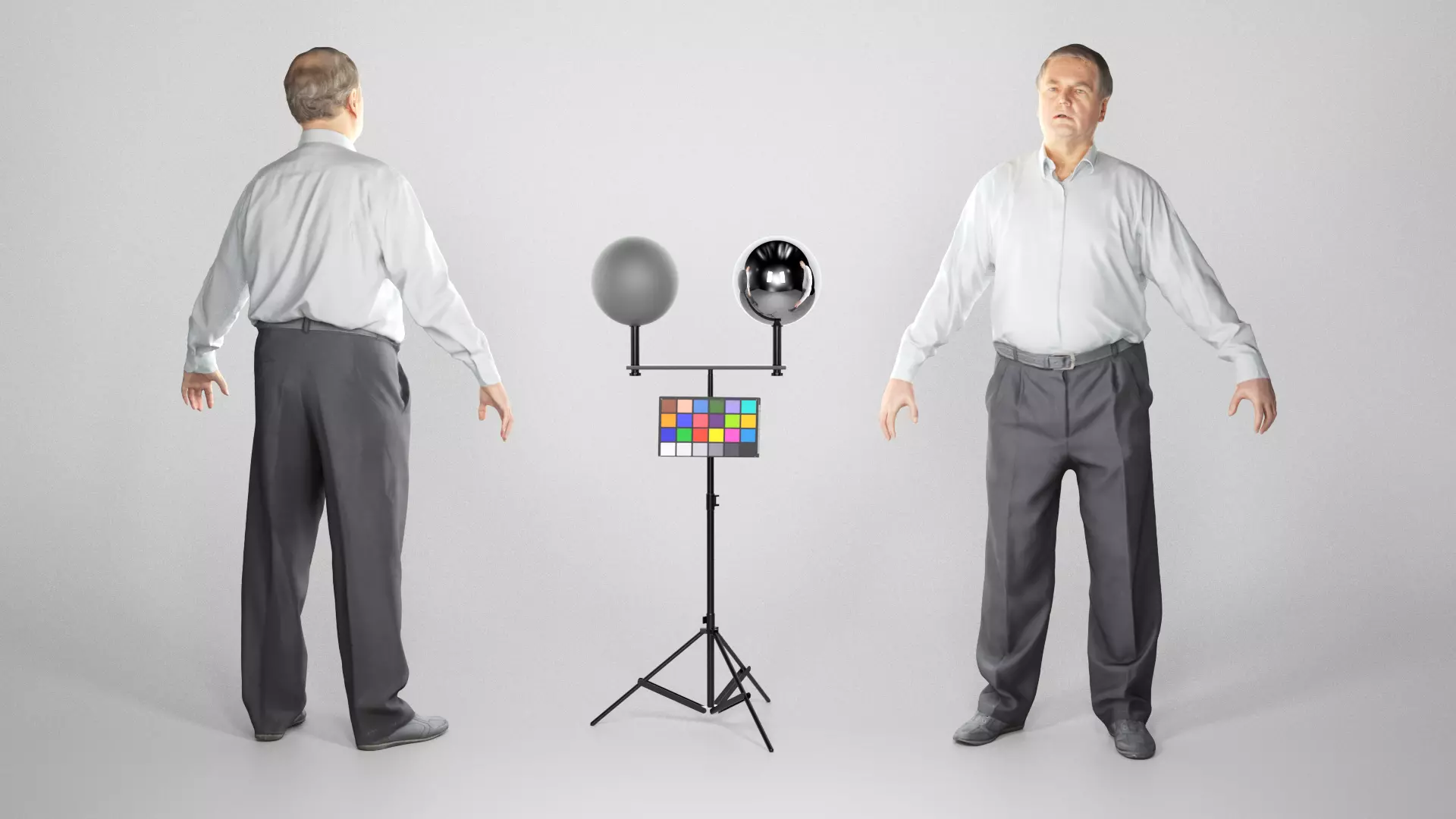 Adult man office style 72 Low-poly 3D model_0