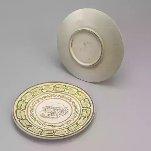 Italian Platter PBR Corona 3D Model