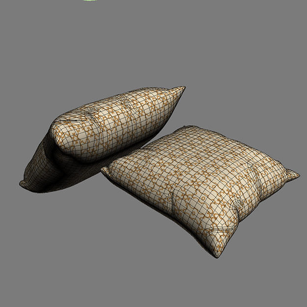 Contemporary Cushion 3D model_7