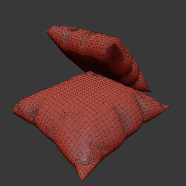 Contemporary Cushion 3D model_18