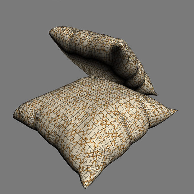 Contemporary Cushion 3D model_6