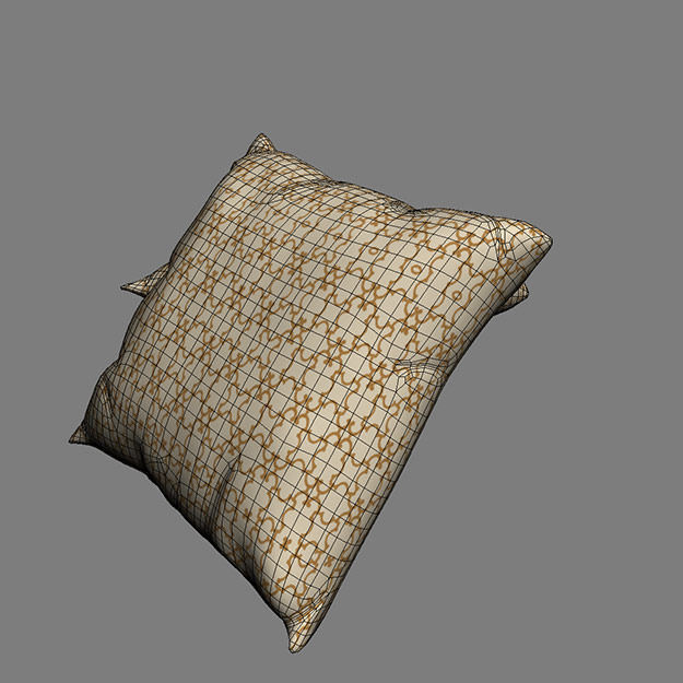 Contemporary Cushion 3D model_9