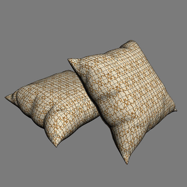 Contemporary Cushion 3D model_10