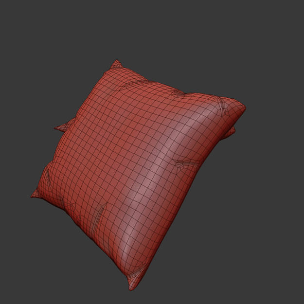 Contemporary Cushion 3D model_16