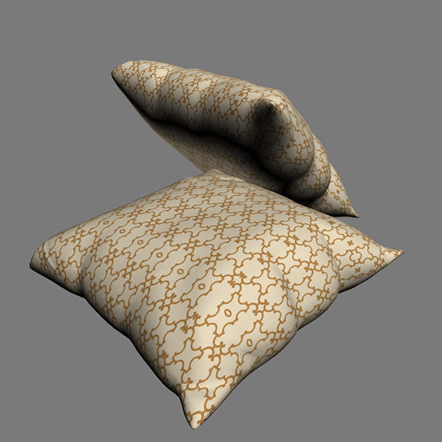 Contemporary Cushion 3D model_8