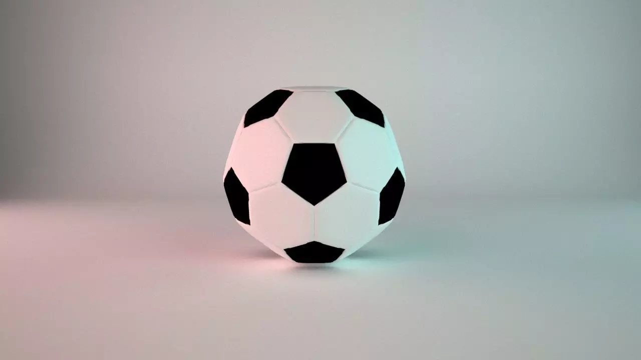 Soccer Ball Free low-poly 3D model