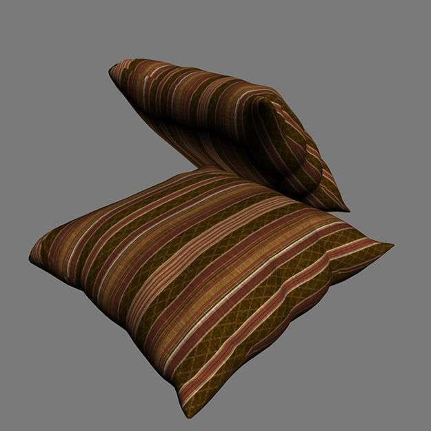 Contemporary Cushion 3D model_5