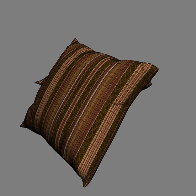 Contemporary Cushion 3D model_8