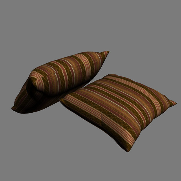 Contemporary Cushion 3D model_7