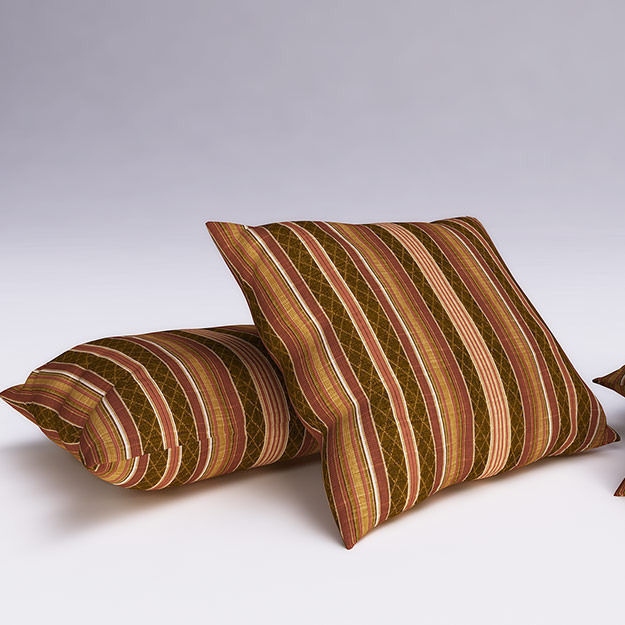 Contemporary Cushion 3D model_1