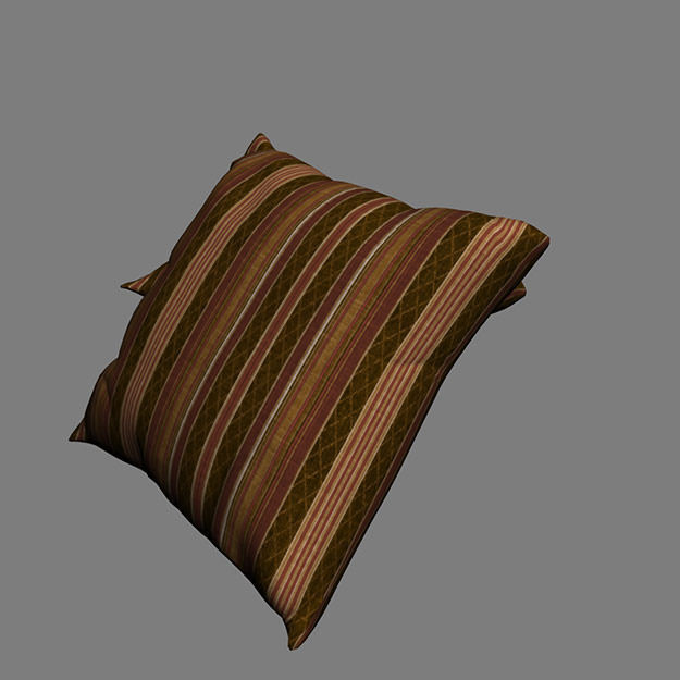 Contemporary Cushion 3D model_4