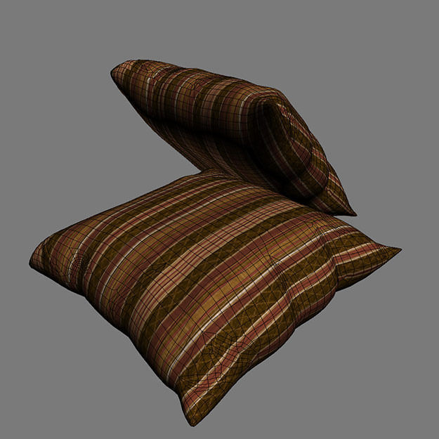 Contemporary Cushion 3D model_10
