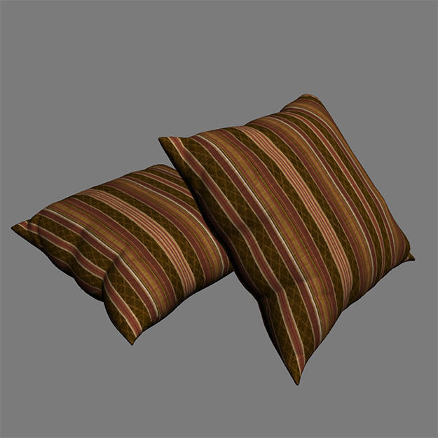 Contemporary Cushion 3D model_3