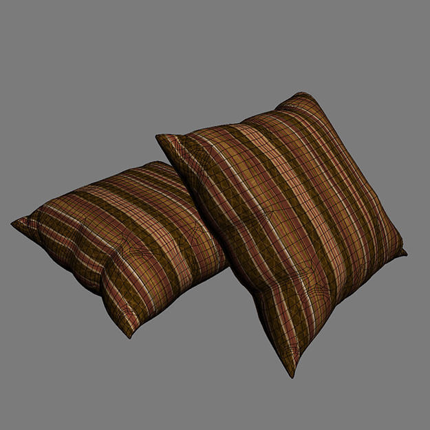 Contemporary Cushion 3D model_6