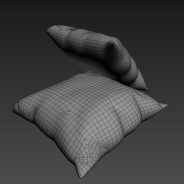 Contemporary Cushion 3D model_13