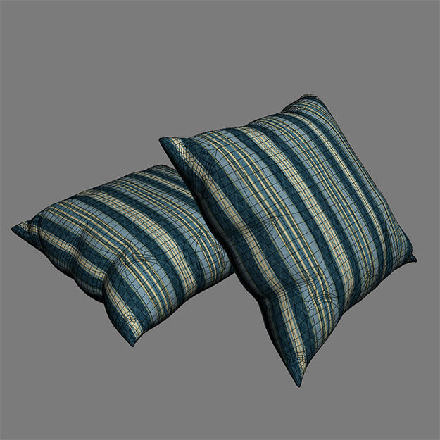 Contemporary Cushion 3D model_8
