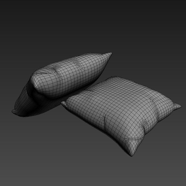 Contemporary Cushion 3D model_14
