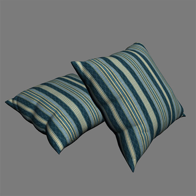 Contemporary Cushion 3D model_4