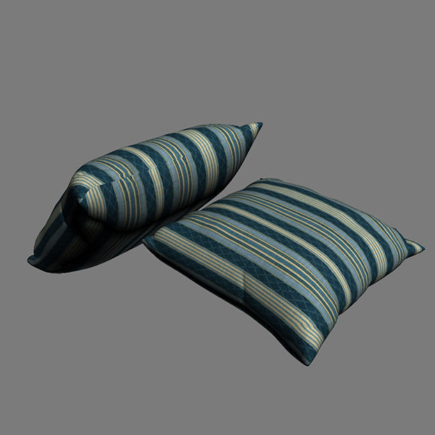 Contemporary Cushion 3D model_5