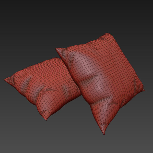 Contemporary Cushion 3D model_17