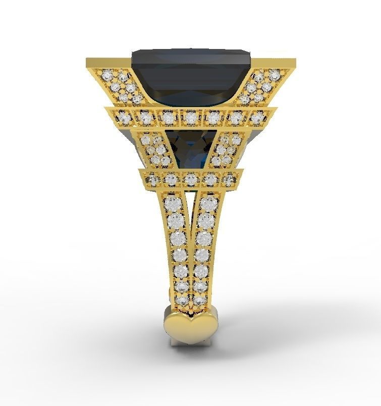 The Eiffel Tower ring 3D print model_5