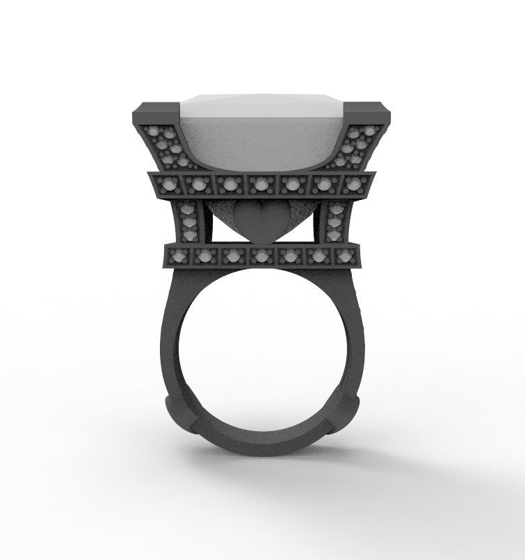 The Eiffel Tower ring 3D print model_9
