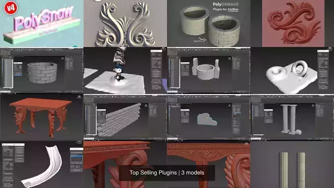 Top Selling Plugins 3D Model Collection