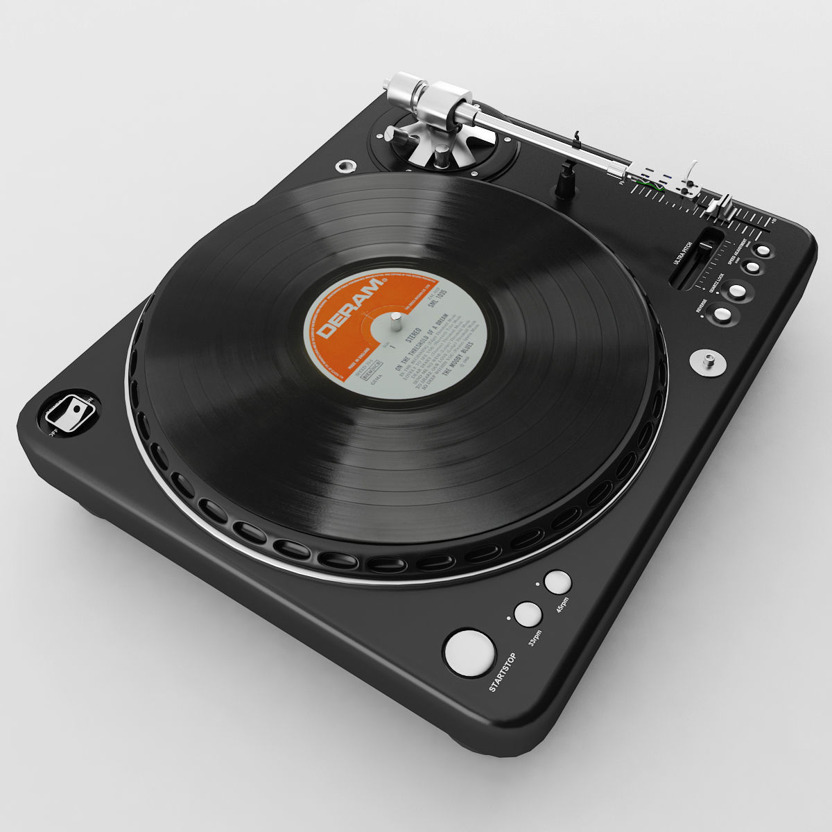 Turntable 3D model_3