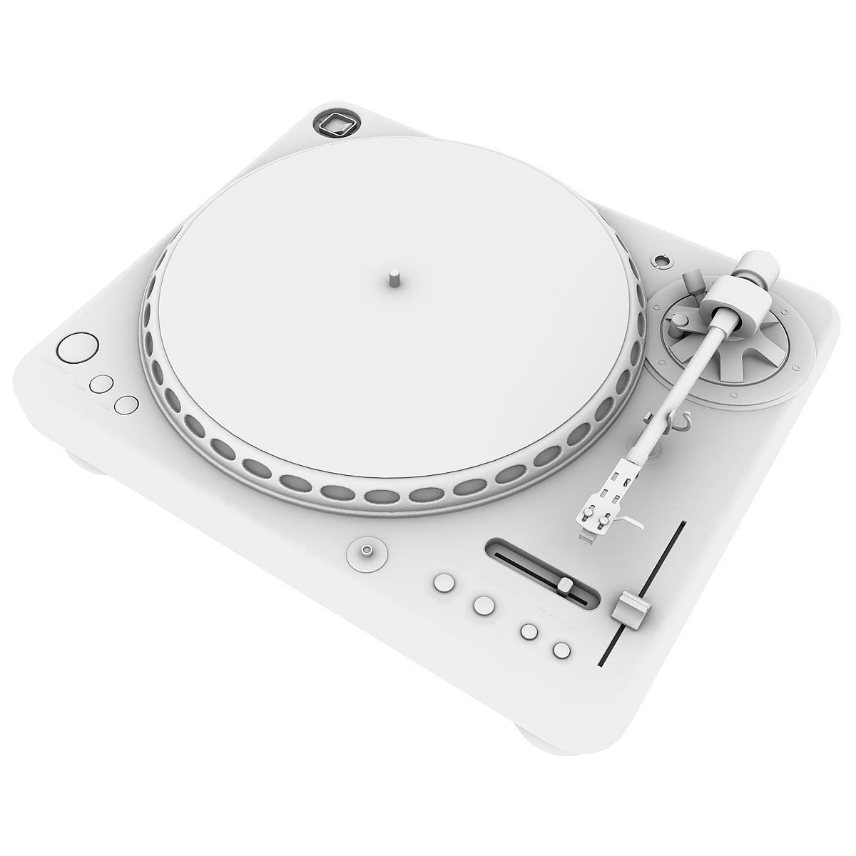 Turntable 3D model_5