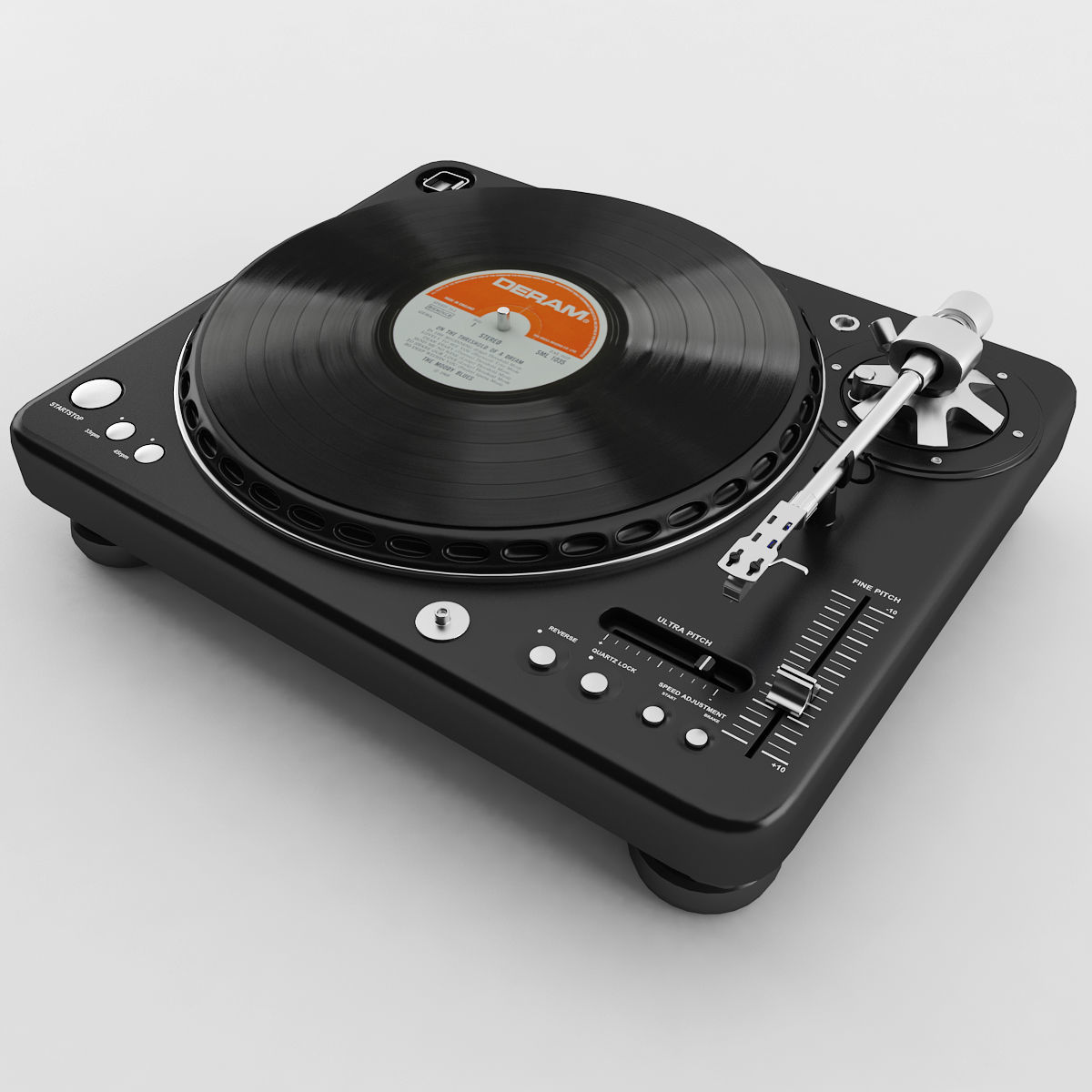 Turntable 3D model_1