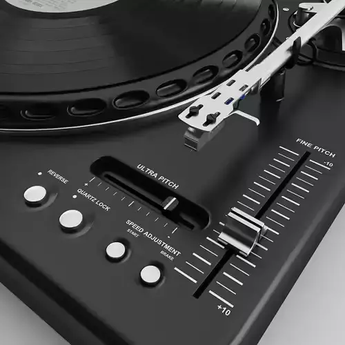 Turntable 3D model