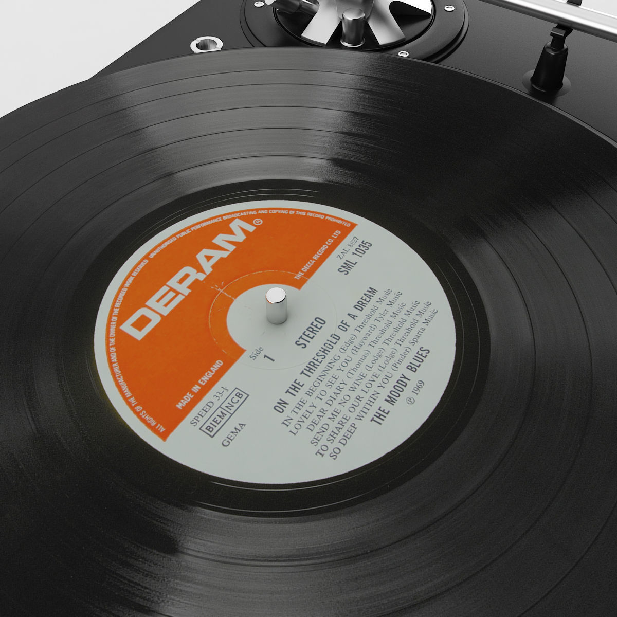 Turntable 3D model_4