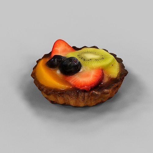 25 Sweets and Pastry Collection Low-poly 3D model 5