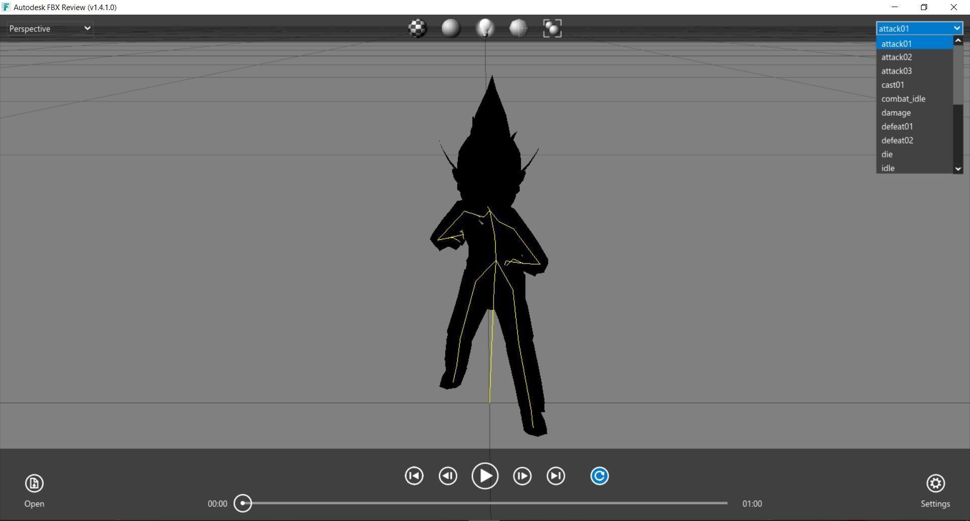 Collection Game ready pack 3 group of different characters Low-poly 3D model_2